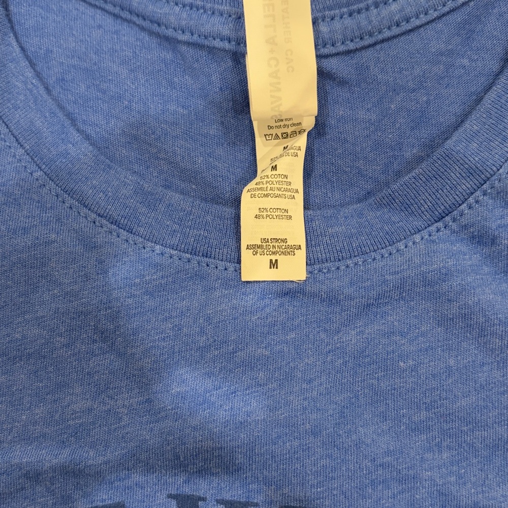 Hotworx blue cropped low side tank - Picture 2 of 2